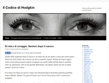 Tablet Screenshot of ilcodicedihodgkin.com